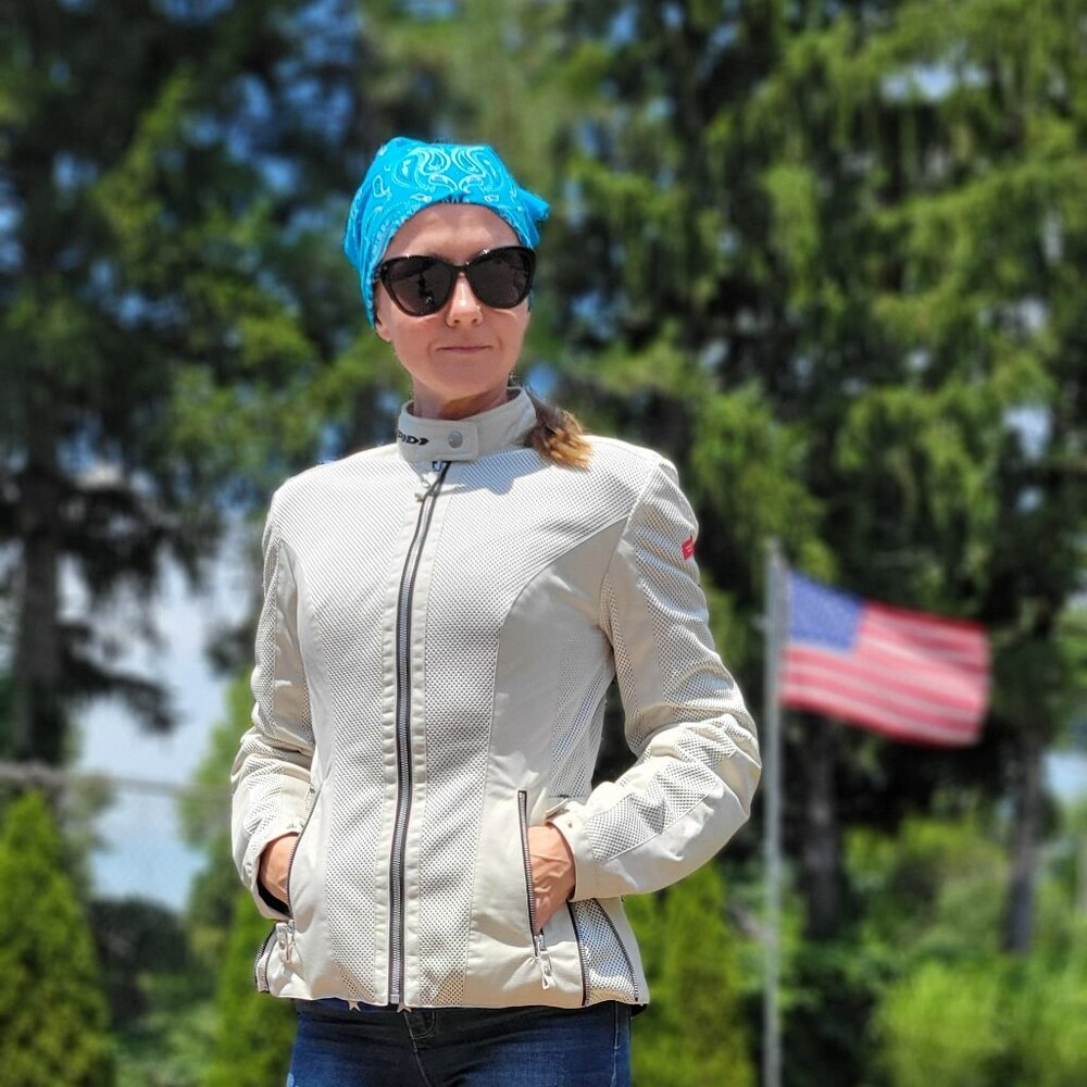 Spidi Tek Net Women's Jacket Size: M Color: Ice - image 3